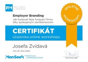 Workshop certifikat